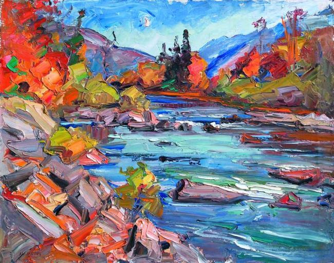 «Осіння симфонія». 1968. Полотно, олія